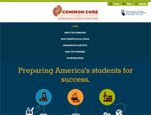 Tablet Screenshot of corestandards.org